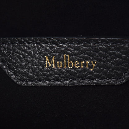 Mulberry Classic Grain Small Bayswater Zip Tote Black 6 of 8