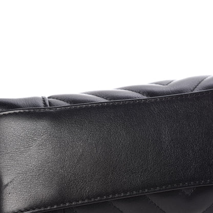 Chanel Calfskin Quilted Small Daily Chevron Flap Black 11 of 13