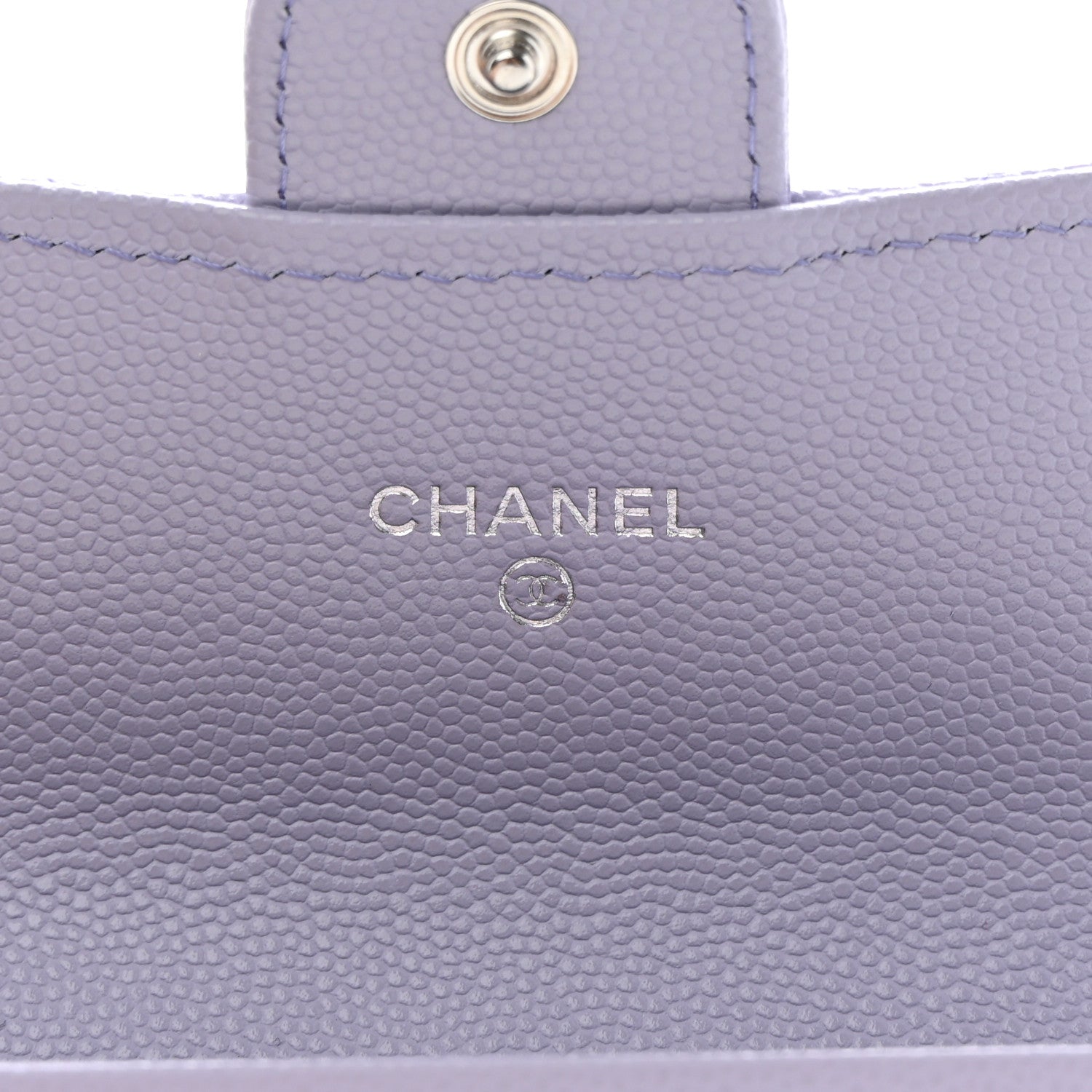 Chanel Caviar Quilted Medium Flap Wallet Light Purple 6 of 10