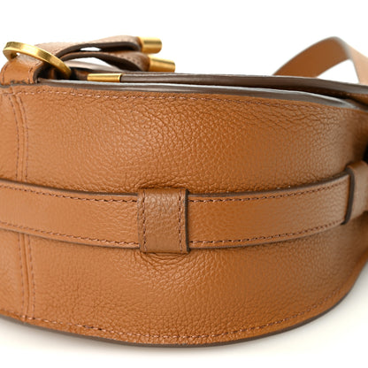 Chloe Grained Calfskin Small Marcie Saddle Bag Tan 9 of 9