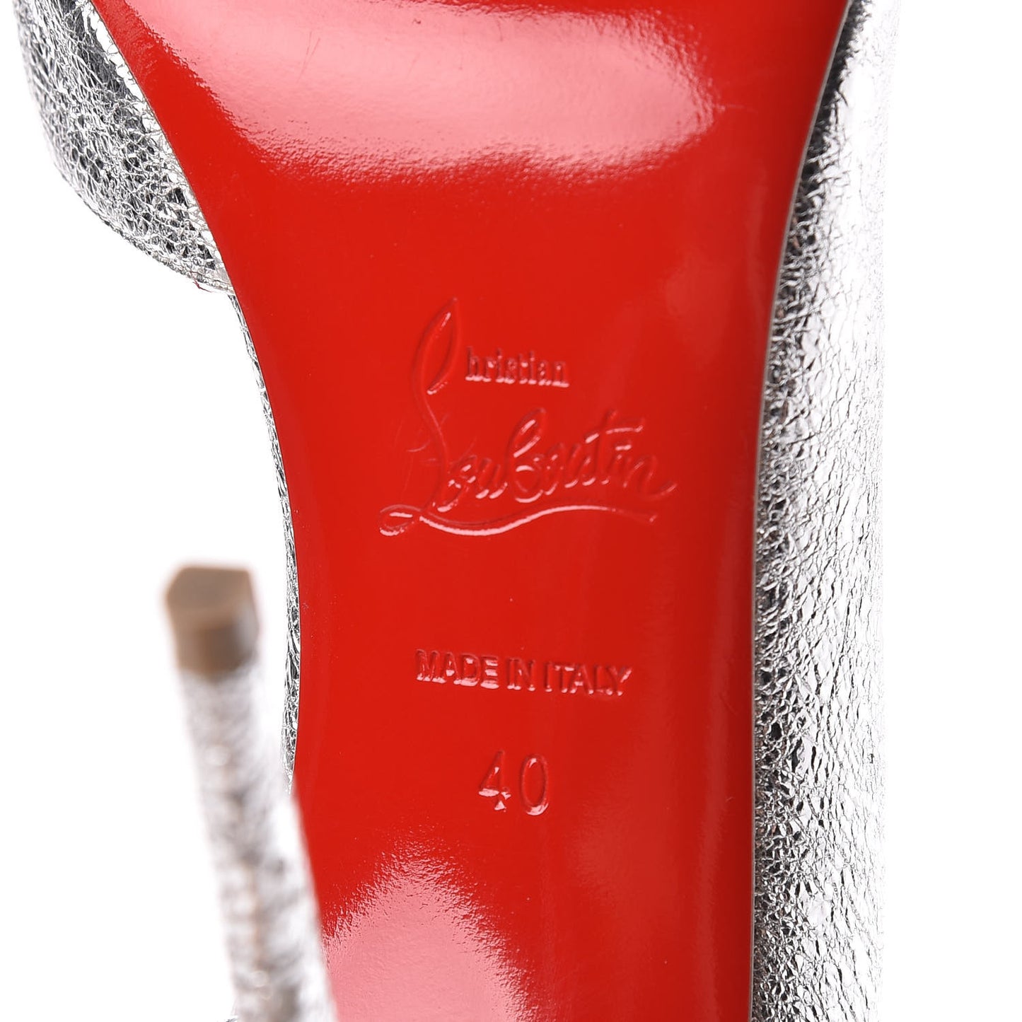 Specchio Vintage Iriza 100 Pumps 40 Silver