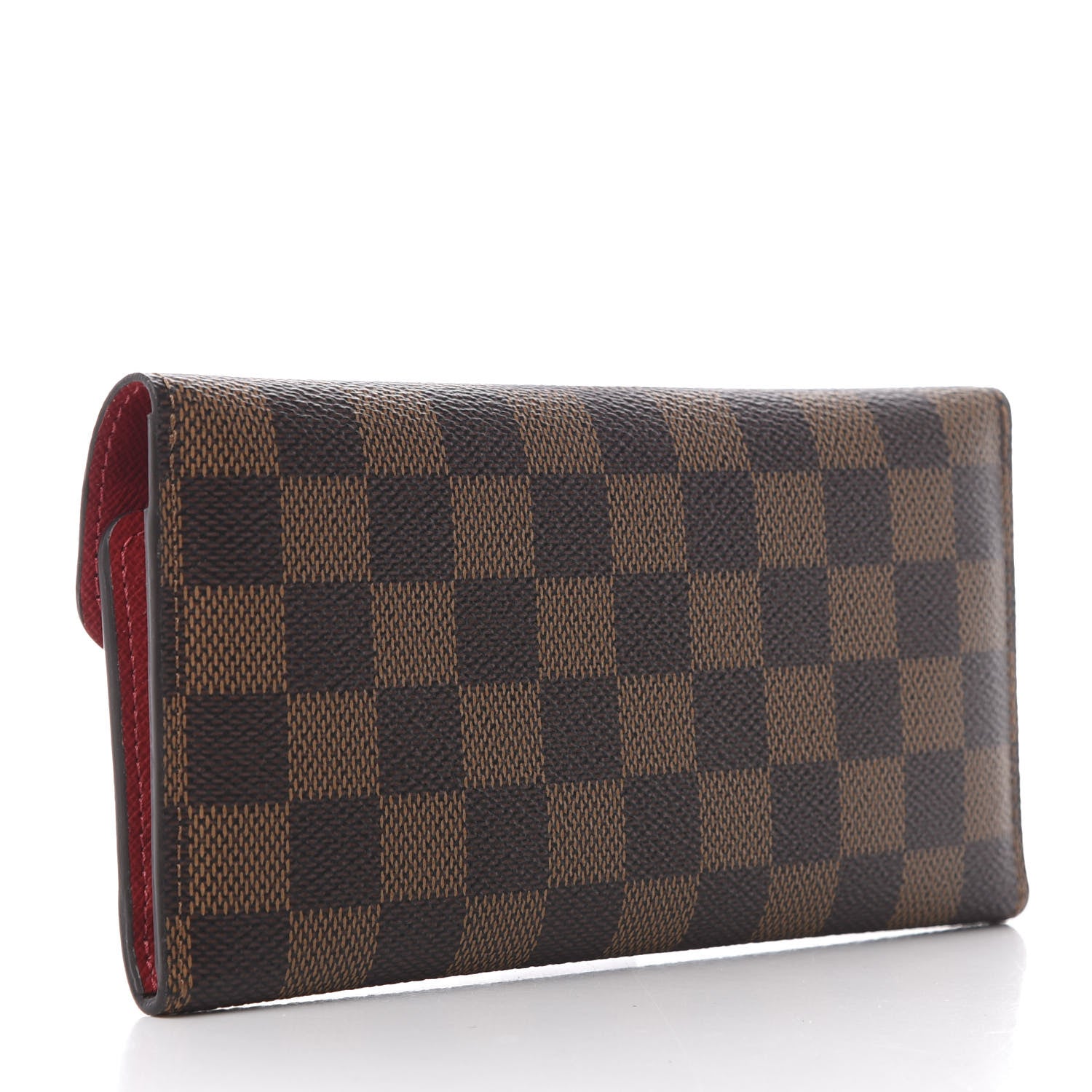 Louis Vuitton Damier Ebene Josephine Wallet Red 3 of 10