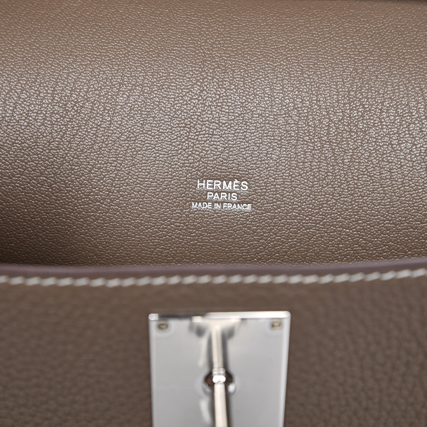 Hermes Taurillon Clemence Jypsiere 31 Etoupe 6 of 11