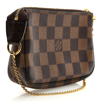 Louis Vuitton Damier Ebene Mini Pochette Accessories 2 of 7