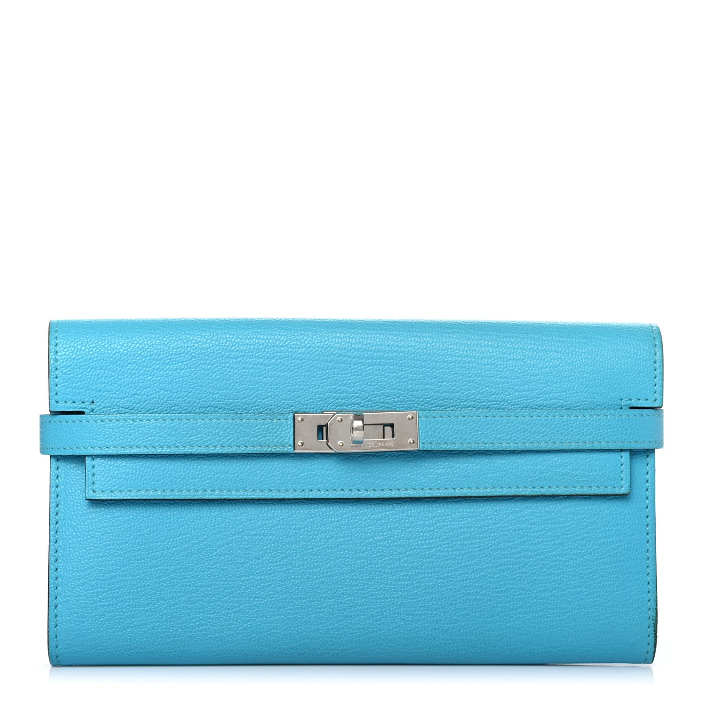 Chevre Mysore Kelly Longue Wallet Bleu Azteque