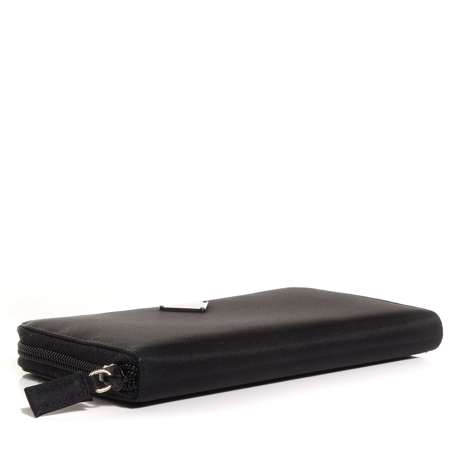 Prada Tessuto Nylon Zip Around Wallet Nero Black 4 of 9