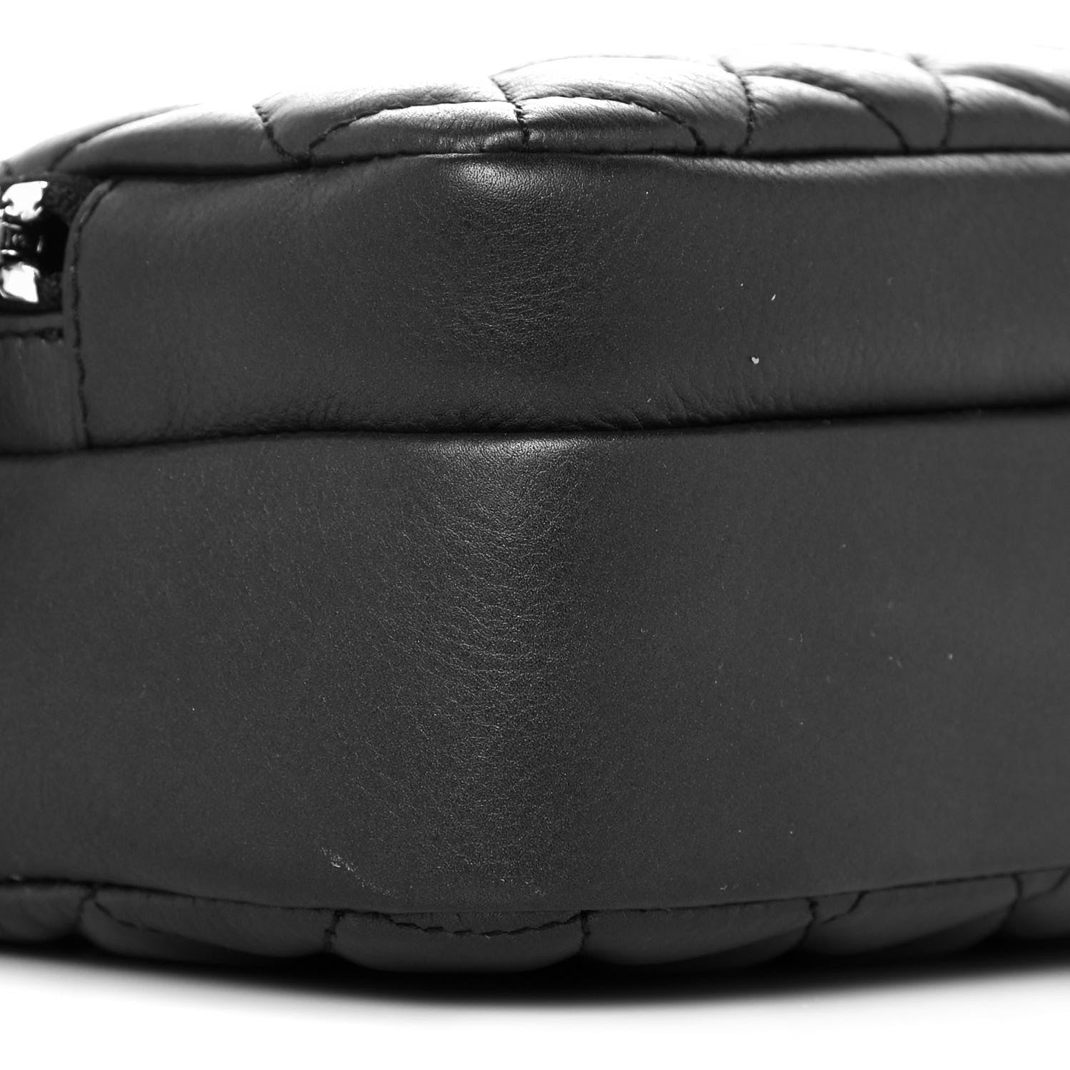 Chanel Calfskin Quilted Day Trips Camera Case Black 9 of 10