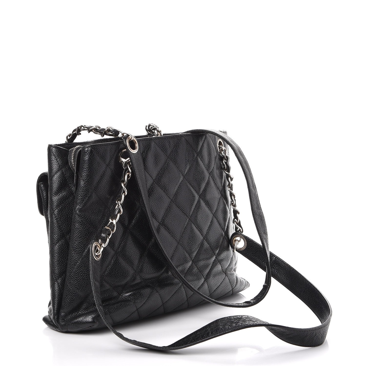 Chanel Caviar Quilted Flap Shoulder Bag Black 3 of 14