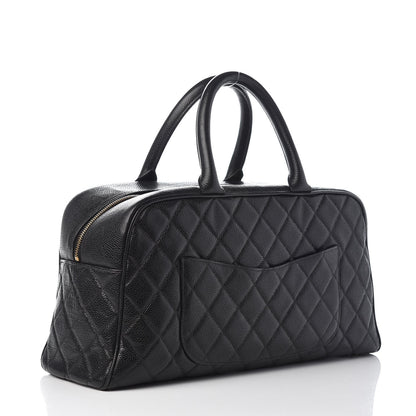 Chanel Caviar Quilted Large Bowler Black 3 of 7