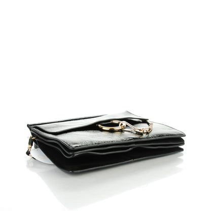 Chloe Patent Medium Faye Shoulder Bag Black 4 of 8