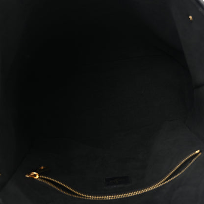 Louis Vuitton Empreinte Monogram Giant Neverfull MM Black Beige 5 of 13