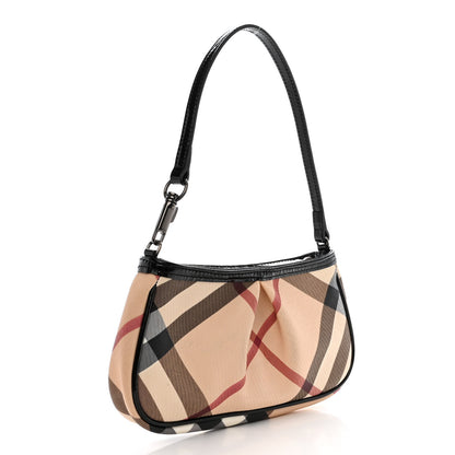 Burberry Nova Check Mini Shoulder Bag Black 3 of 11