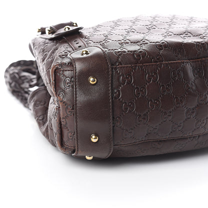 Gucci Guccissima Small Pelham Shoulder Bag Chocolate 7 of 8
