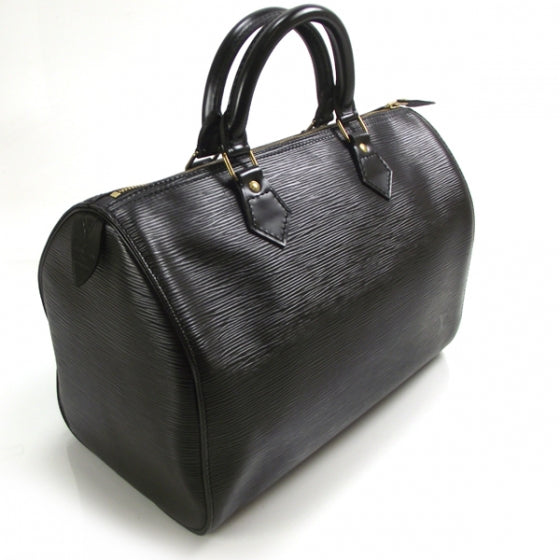 Louis Vuitton Epi Speedy 30 Black 3 of 9