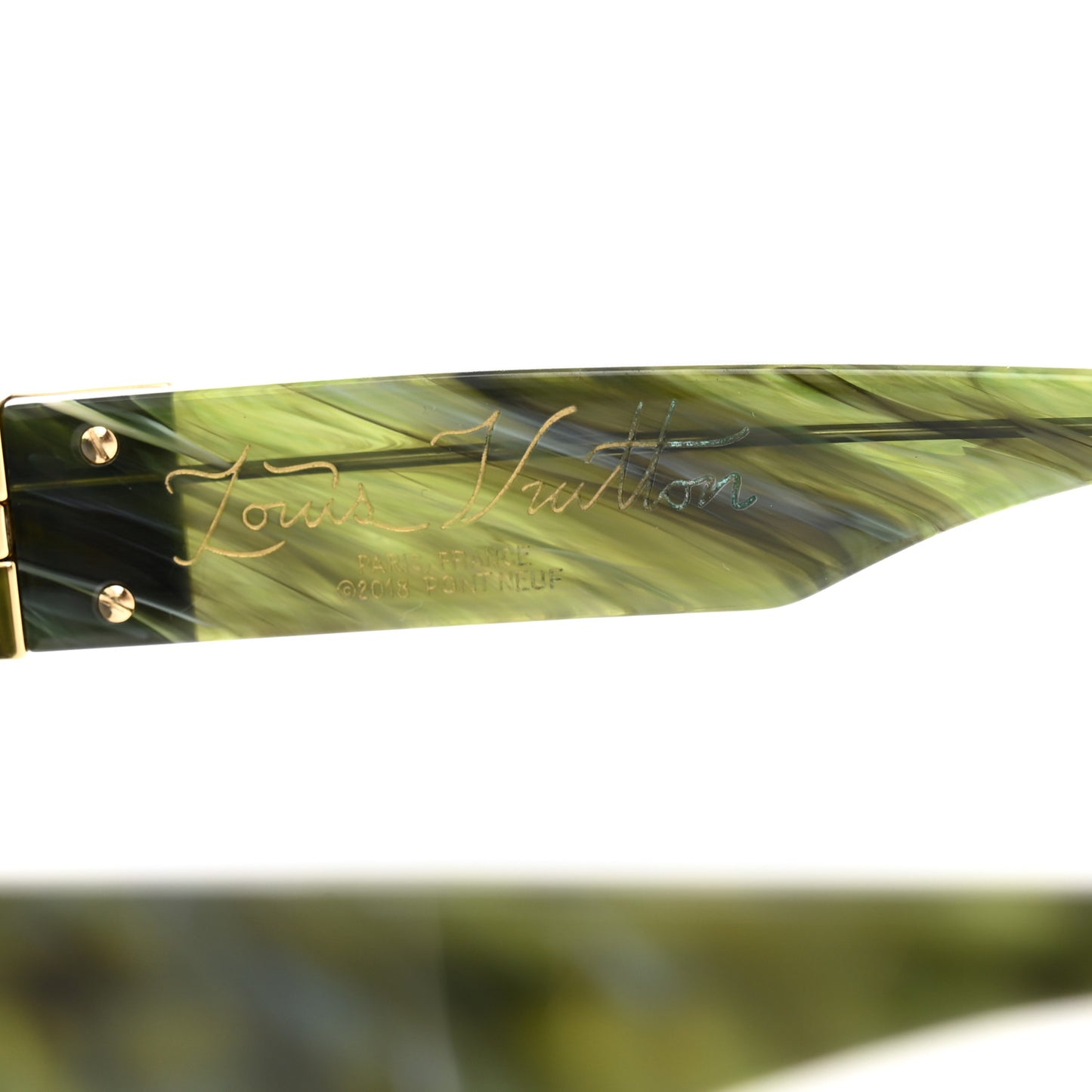Acetate 1.1 Millionaires Z1167E Sunglasses Green Marble