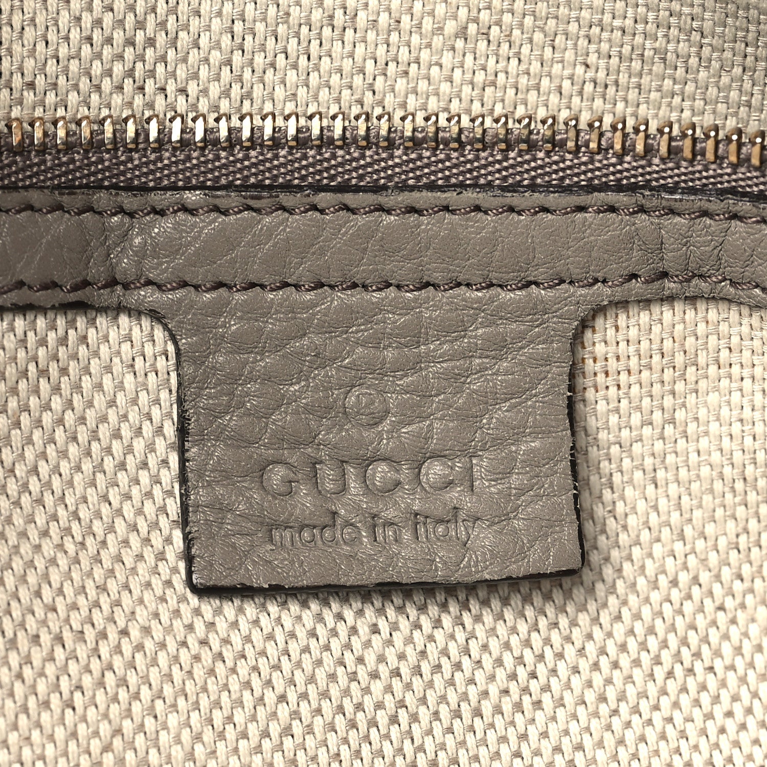 Gucci Pebbled Calfskin Medium Soho Hobo New Fango 6 of 15