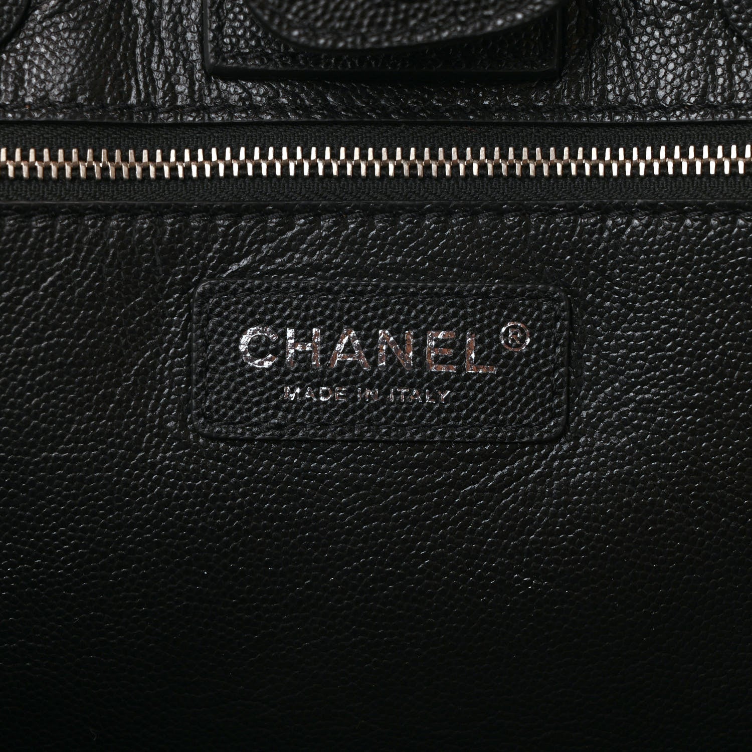 Chanel Caviar Stitched Large Lady Coco Shopping Tote Black 6 of 9