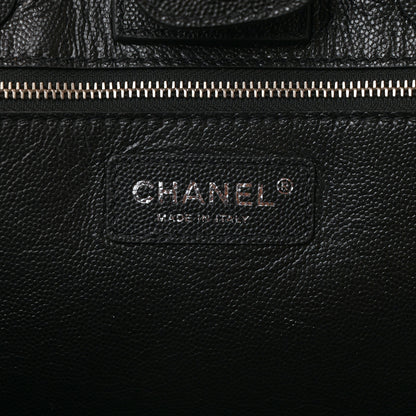 Chanel Caviar Stitched Large Lady Coco Shopping Tote Black 6 of 9