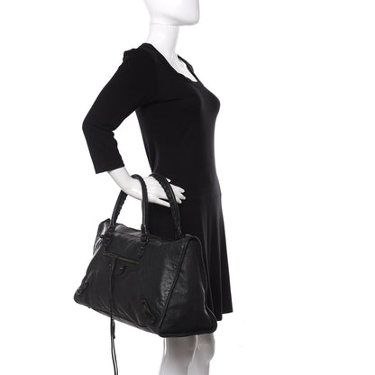 Balenciaga Agneau Classic Hardware Work Black 2 of 10