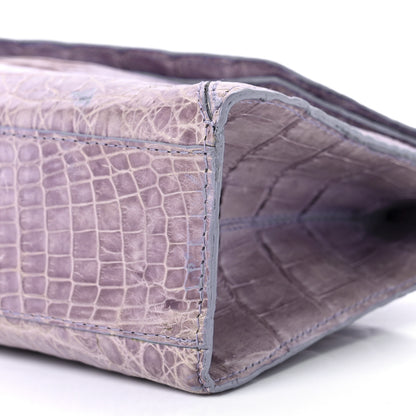 Nancy Gonzalez Crocodile Envelope Clutch Lilac 9 of 9