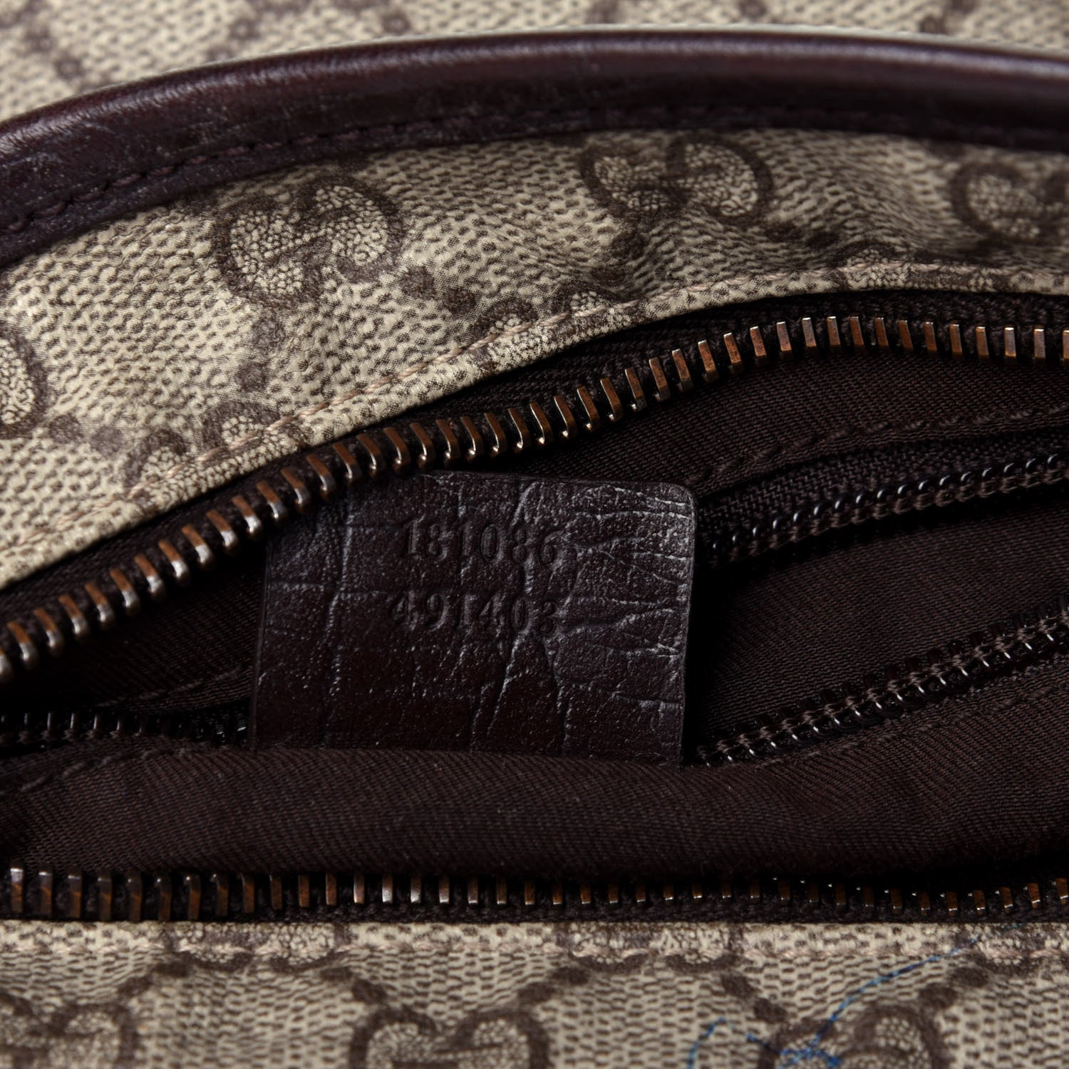 Gucci GG Plus Monogram Small Joy Tote Dark Brown 7 of 13