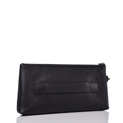 Chanel Metallic Calfskin Keyboard Pouch Black 2 of 11