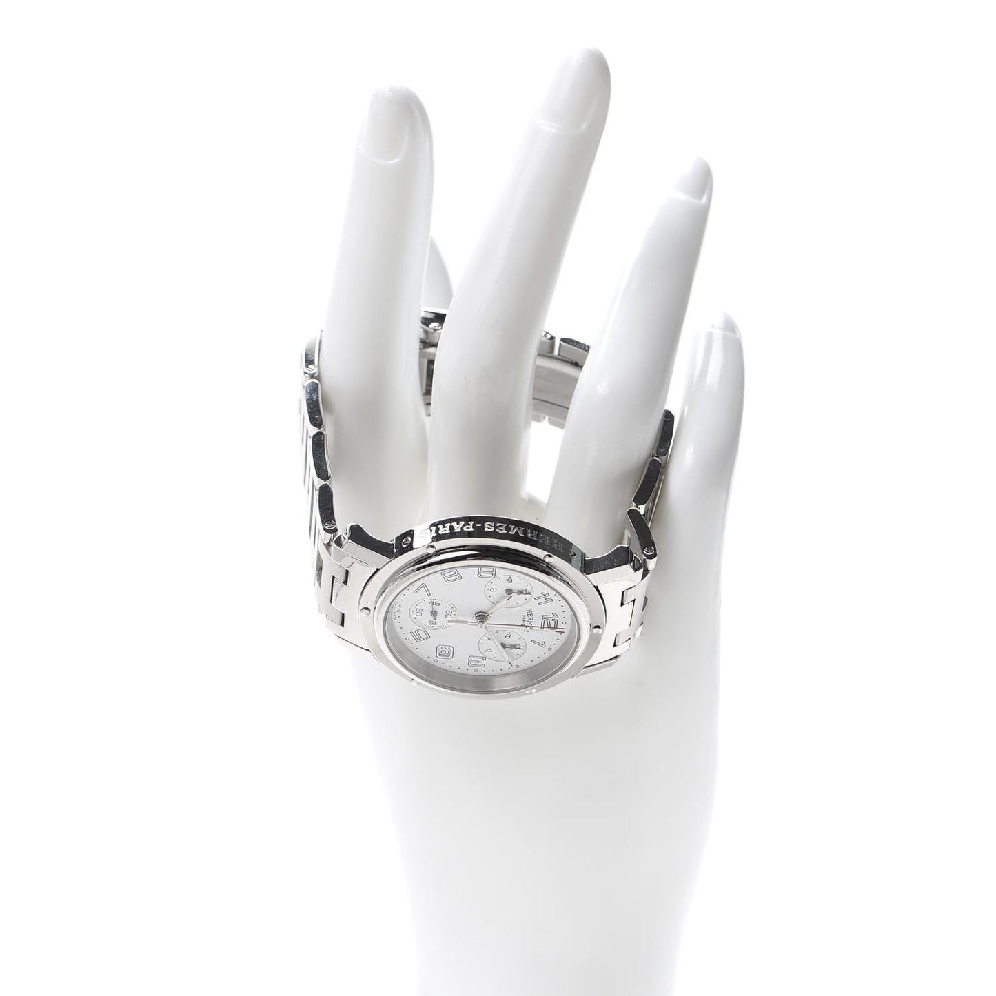 Stainless Steel 38mm Clipper Chronograph Quartz Watch