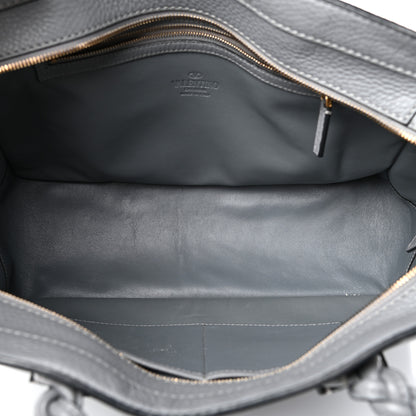 Valentino Garavani Grained Calfskin Small To Be Cool Tote Grigio Perla 6 of 10