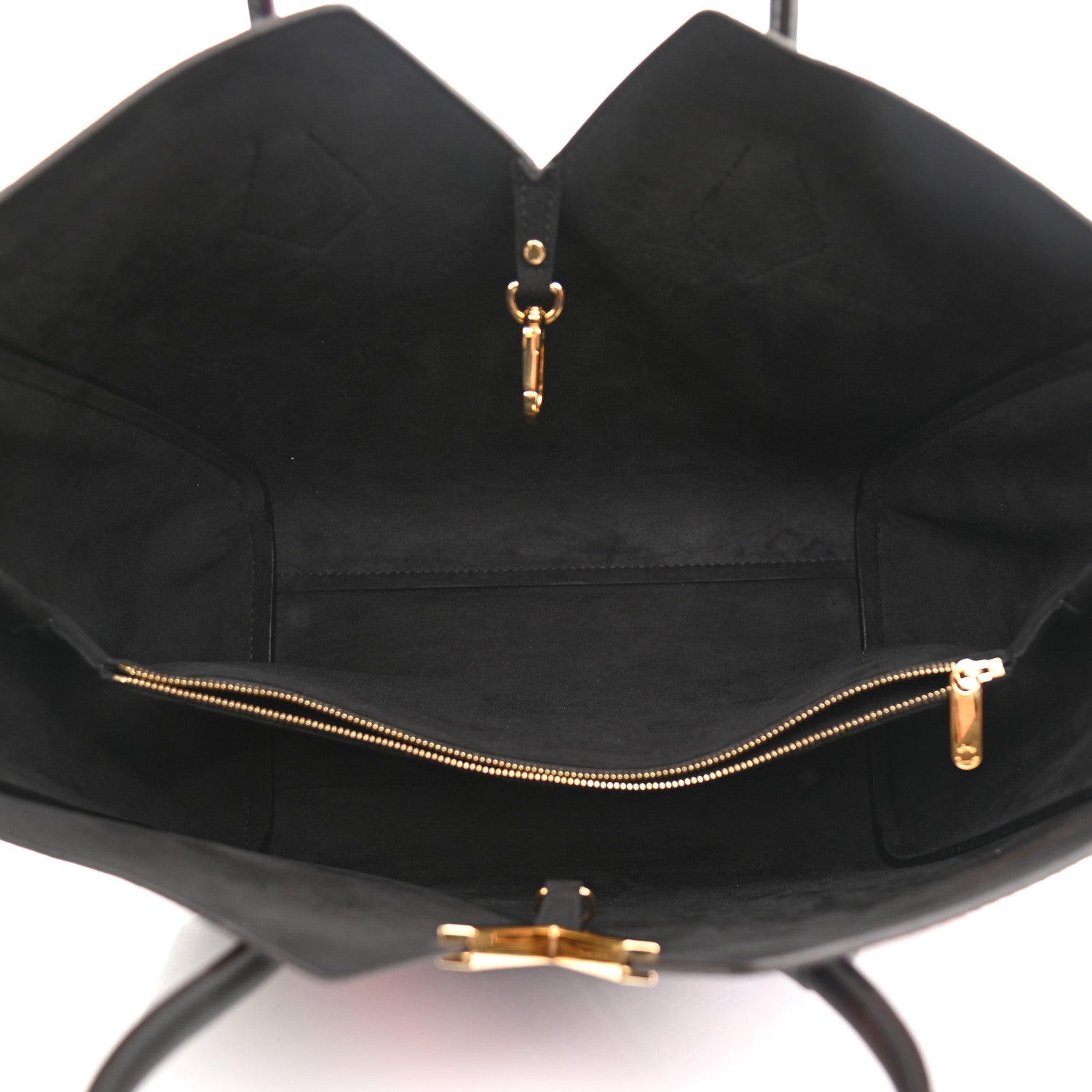 Louis Vuitton Calfskin Monogram Kimono Tote MM Rouge Navy 12 of 28