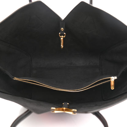 Louis Vuitton Calfskin Monogram Kimono Tote MM Rouge Navy 12 of 28