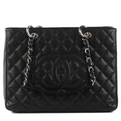 Chanel Caviar Quilted Grand Shopping Tote GST Black 1 of 7