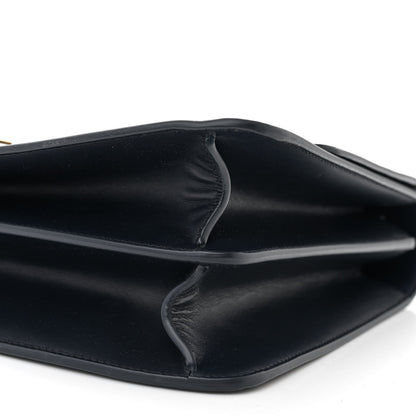 The Row Calfskin Medium The Sofia 11.75 Top Handle Navy 9 of 9