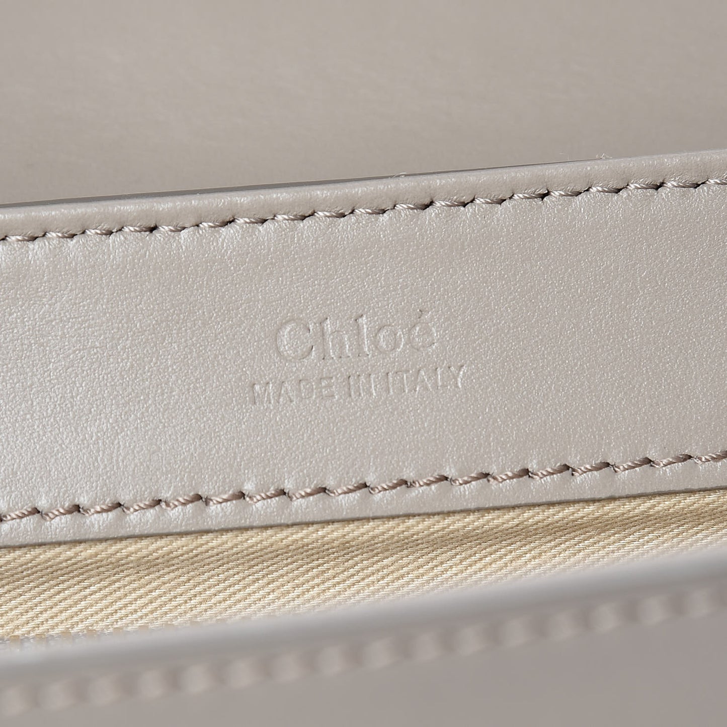Calfskin Small C Double Carry Motty Grey