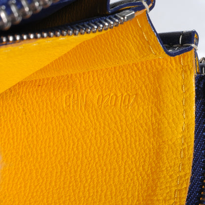 Goyard Goyardine Matignon Zip Around GM Wallet Blue 5 of 5