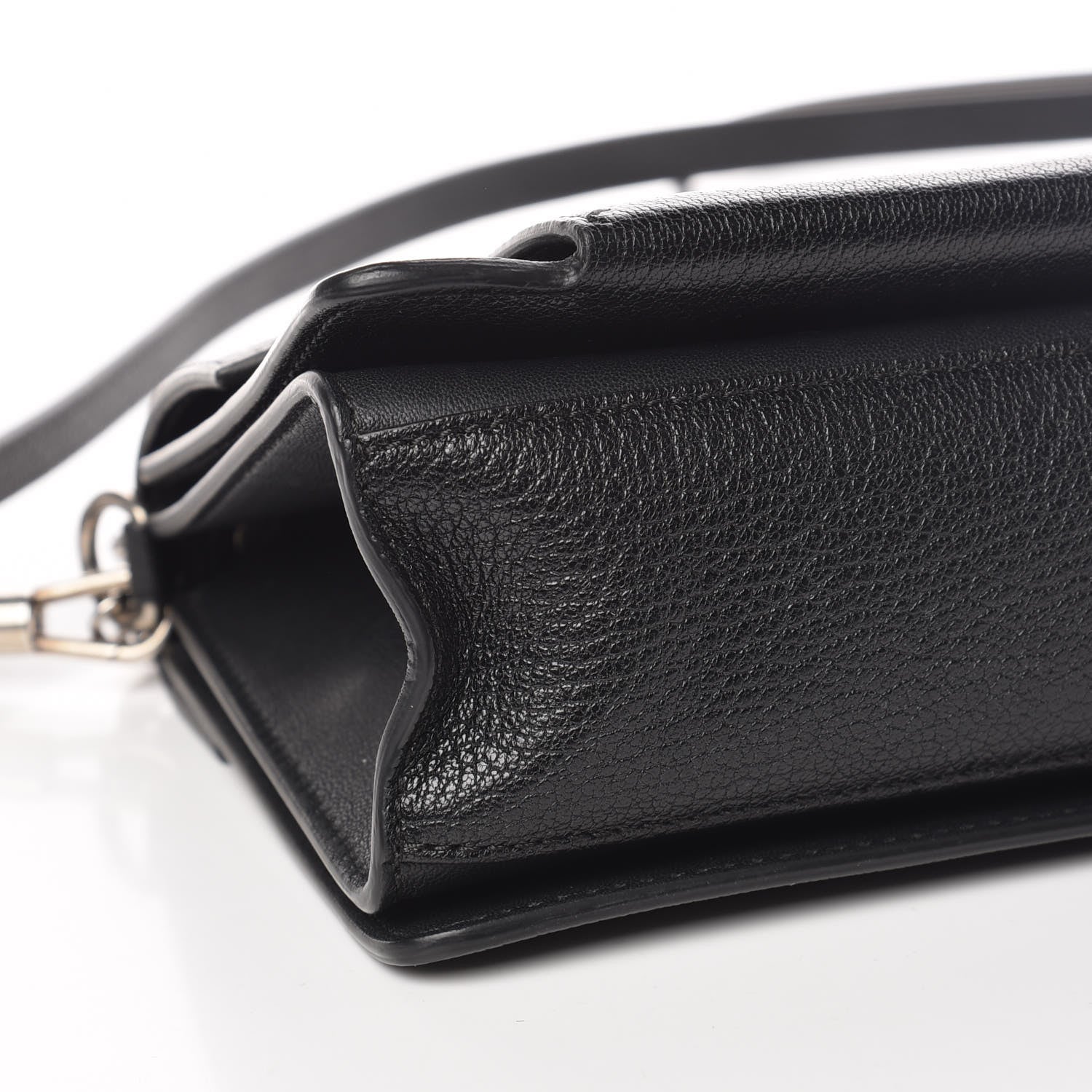 Givenchy Goatskin Small GV3 Shoulder Bag Black 8 of 9