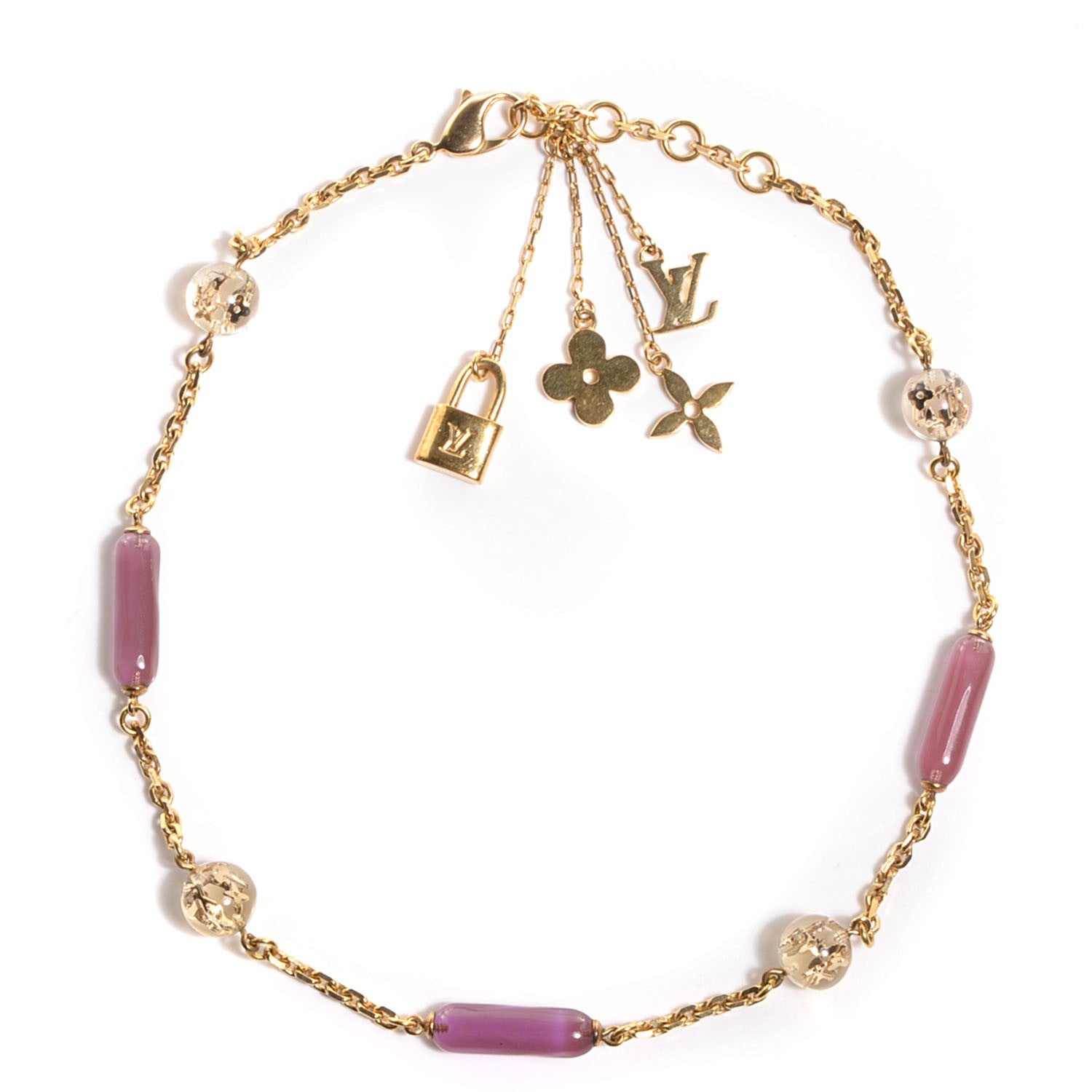 Louis Vuitton Inclusion Chain Necklace Gold 1 of 3