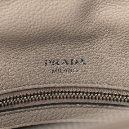 Prada Vitello Daino Shoulder Bag Pomice 6 of 10