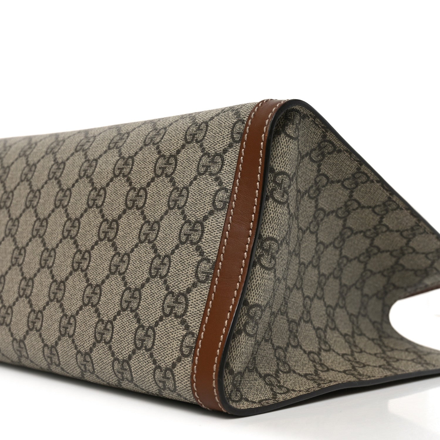 Gucci GG Supreme Monogram Medium Padlock Tote Beige Cuir 10 of 10