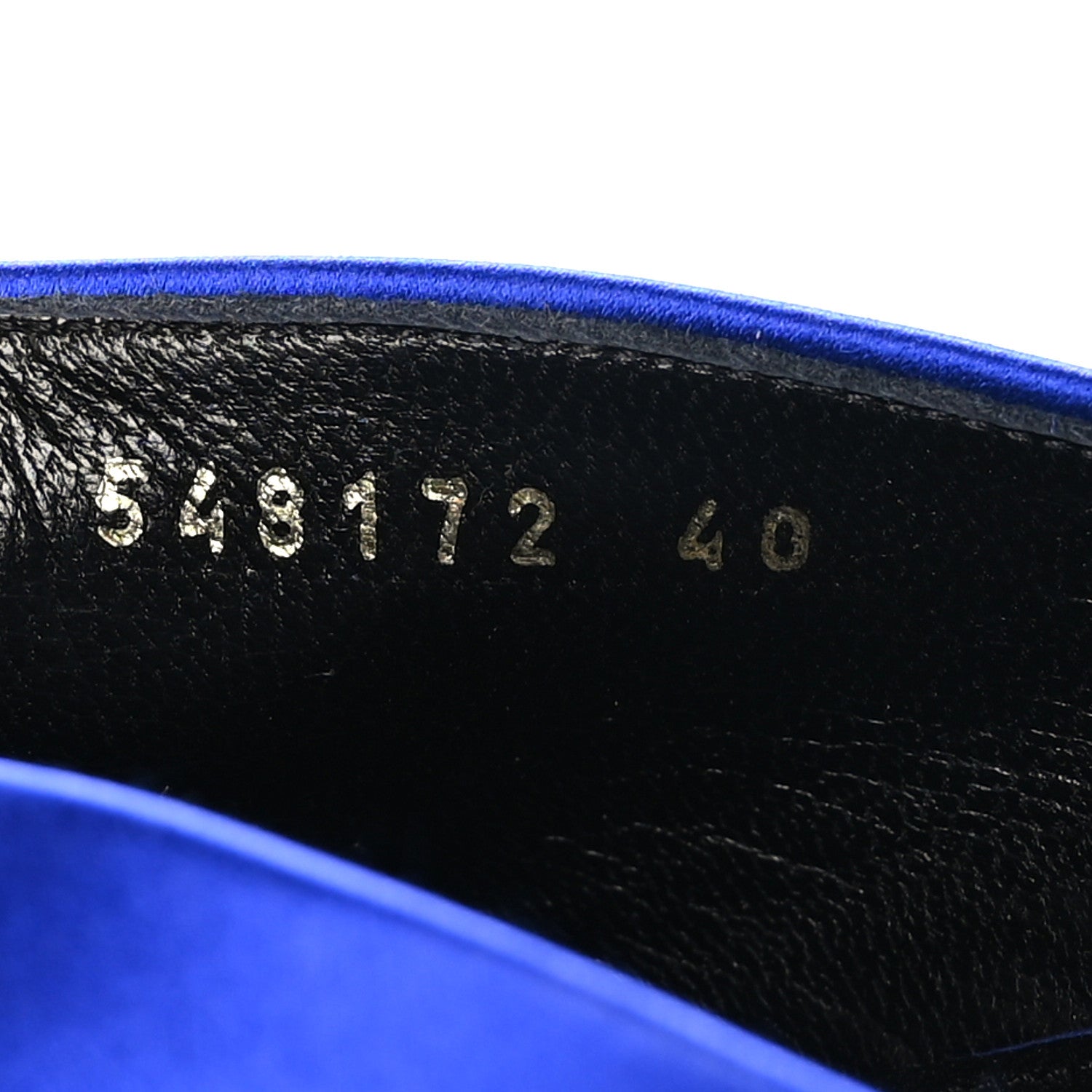 Balenciaga Satin Pointed Toe Knife 40mm Mules 40 Blue 6 of 8