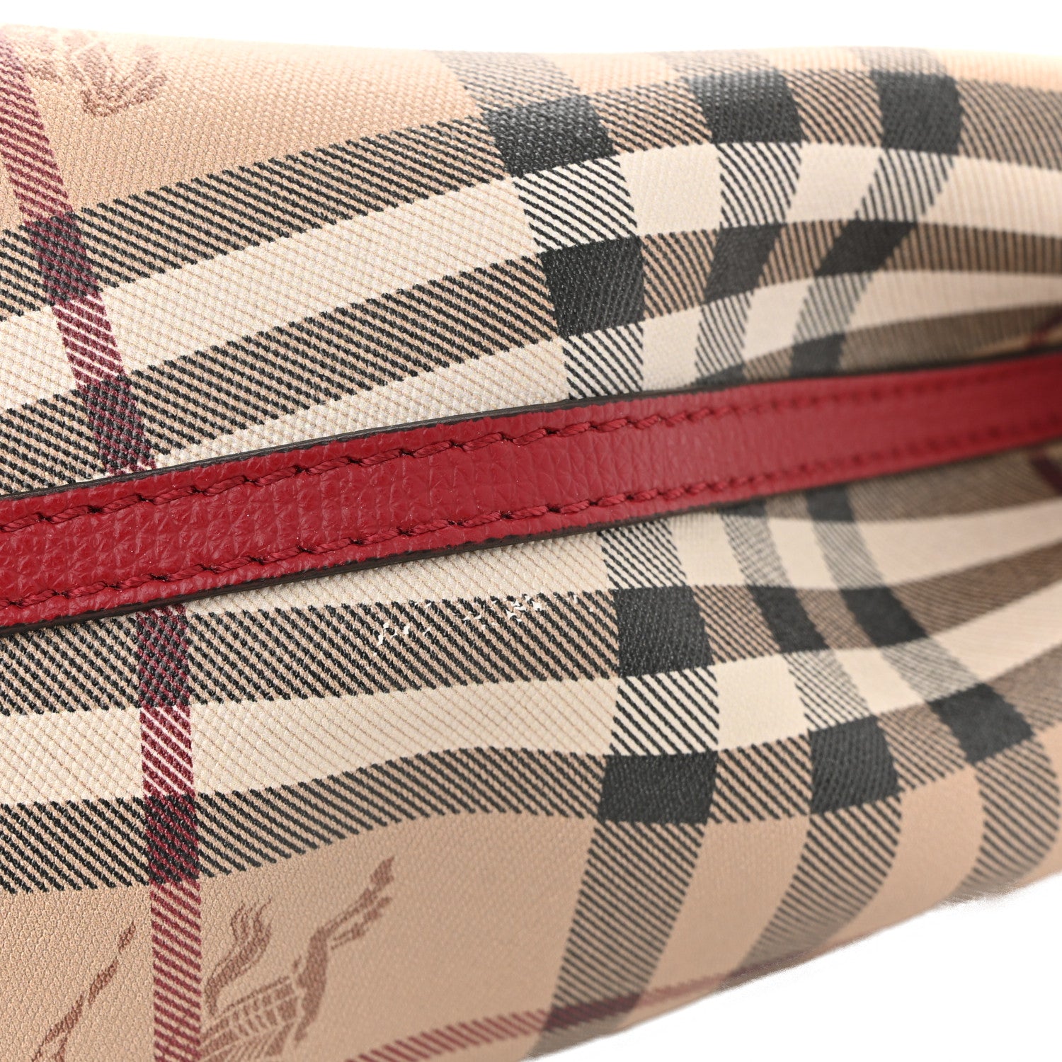 Burberry Haymarket Check Colours Small Lorne Bucket Crossbody