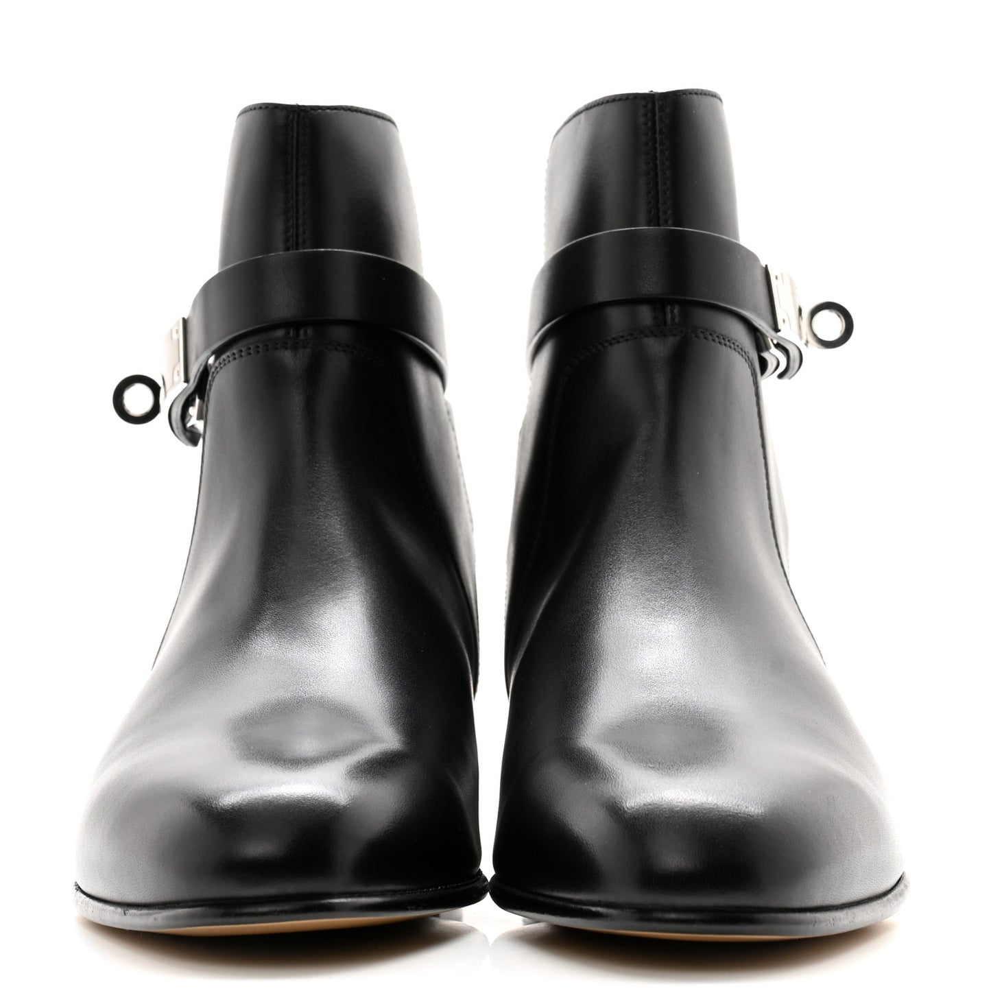 Calfskin Neo Ankle Boots 35.5 Black