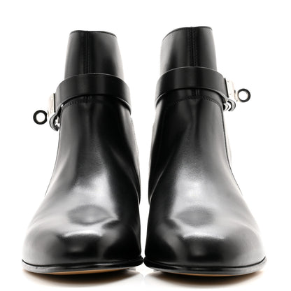 Hermes Calfskin Neo Ankle Boots 35.5 Black 2 of 10