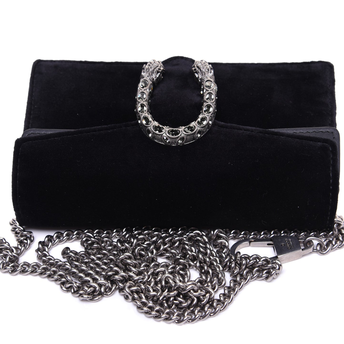Velvet Super Mini Dionysus Shoulder Bag Black