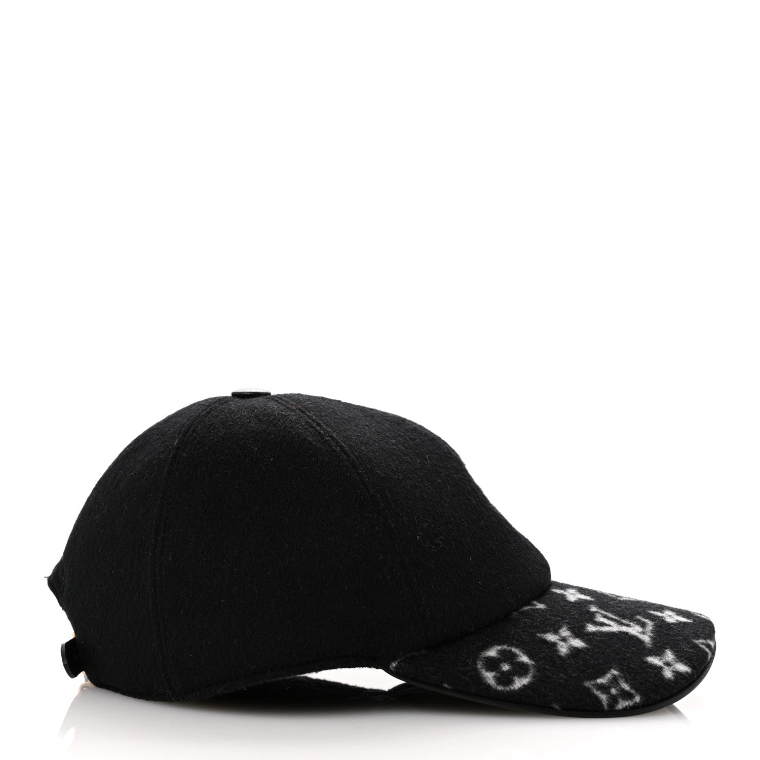 Louis Vuitton Wool Silk Monogram Endless Cap L Black 5 of 8