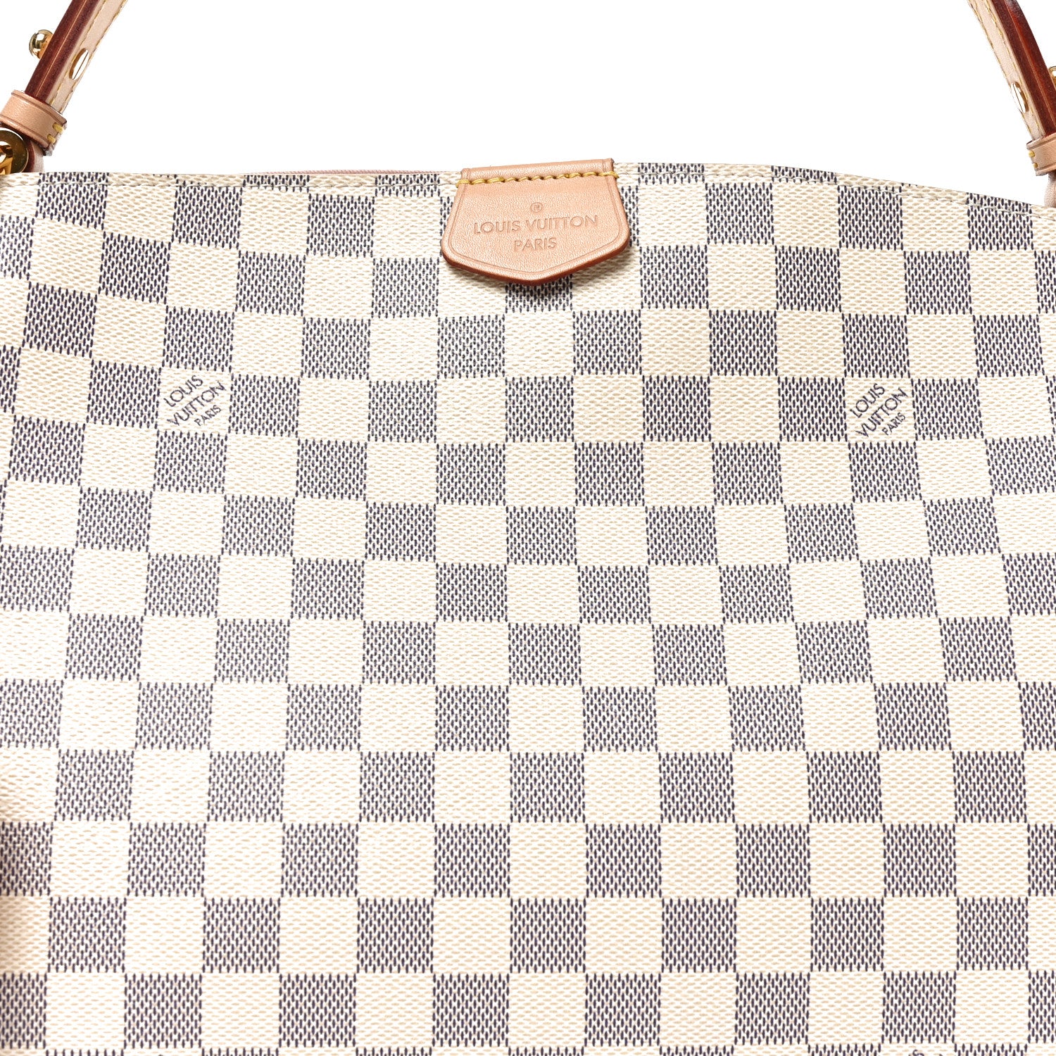 Louis Vuitton Damier Azur Graceful MM Rose Ballerine 7 of 9