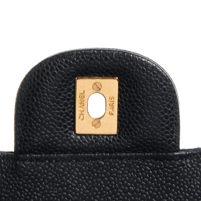 Chanel Caviar Quilted Maxi Double Flap Black 8 of 9