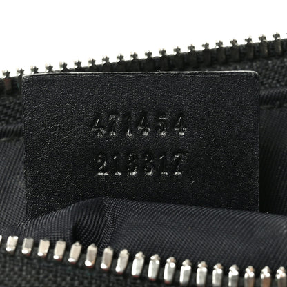 Gucci GG Supreme Monogram Web Messenger Bag Black 7 of 11