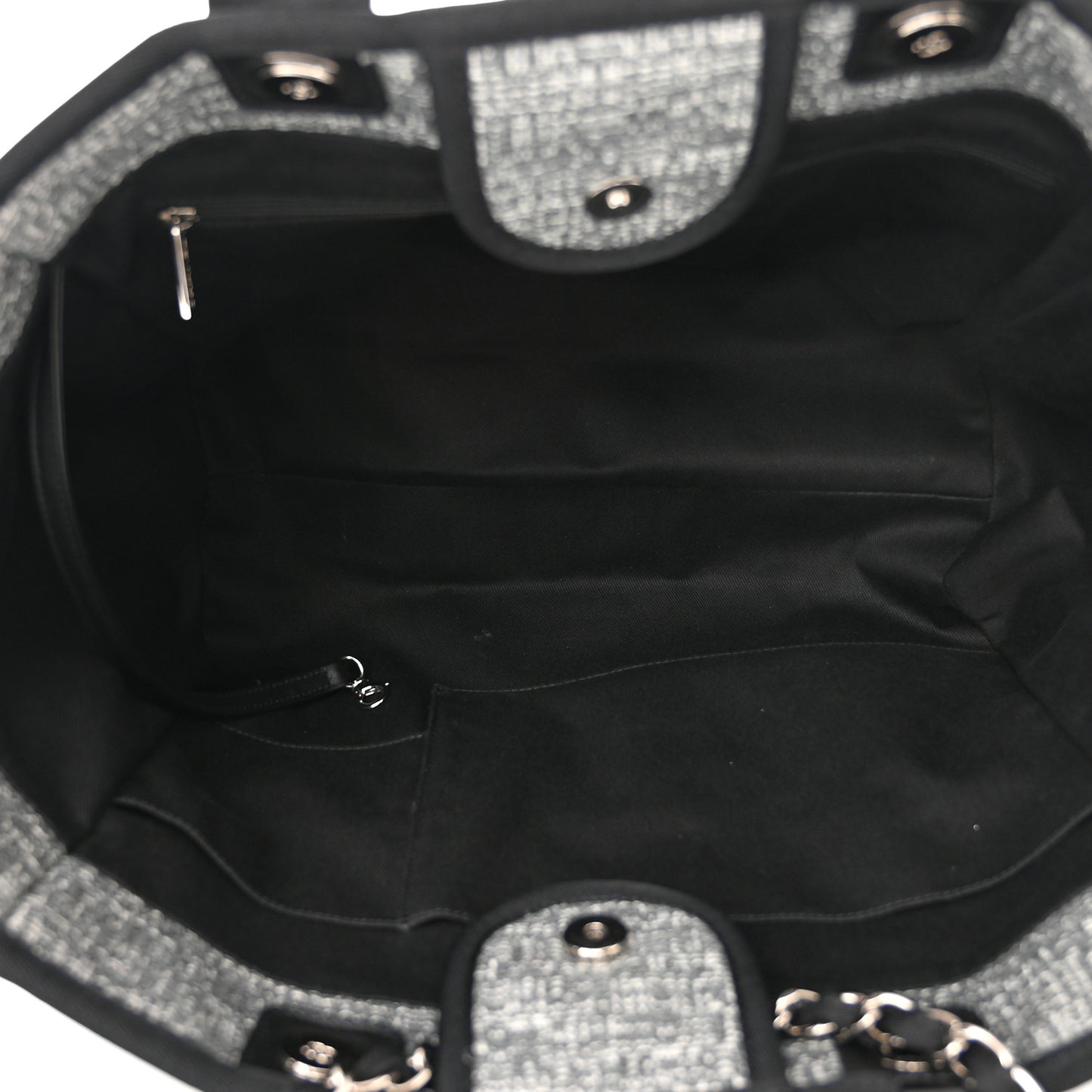 Canvas Medium Deauville Tote Charcoal