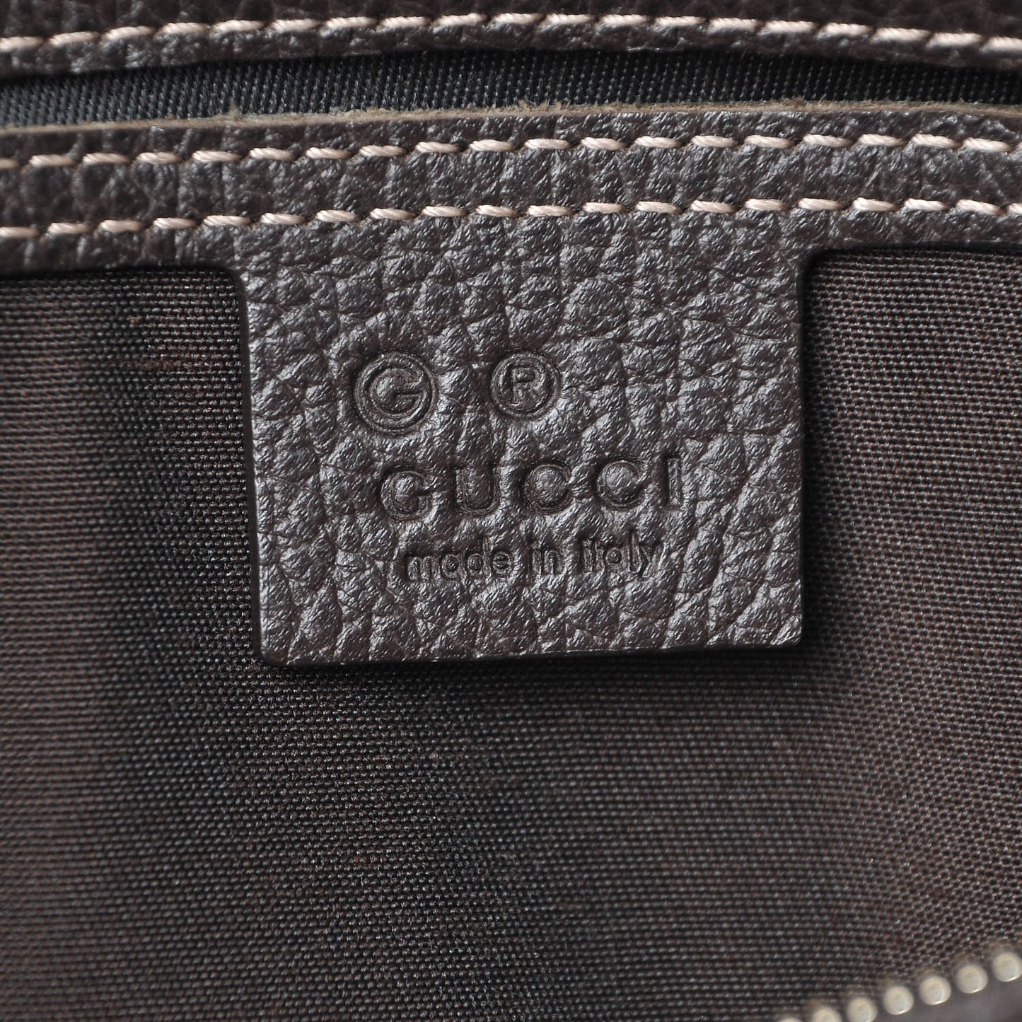 Crystal Monogram Medium Joy Boston Dark Brown