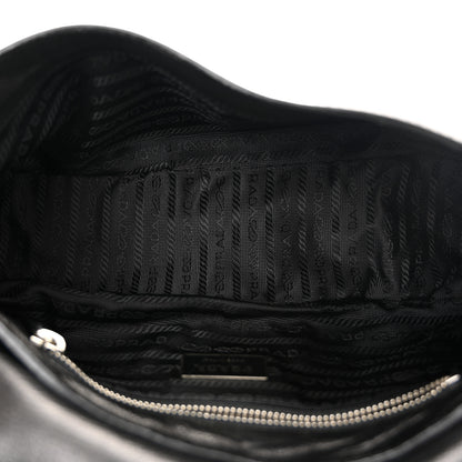 Prada Soft Calf Shoulder Bag Black 5 of 9